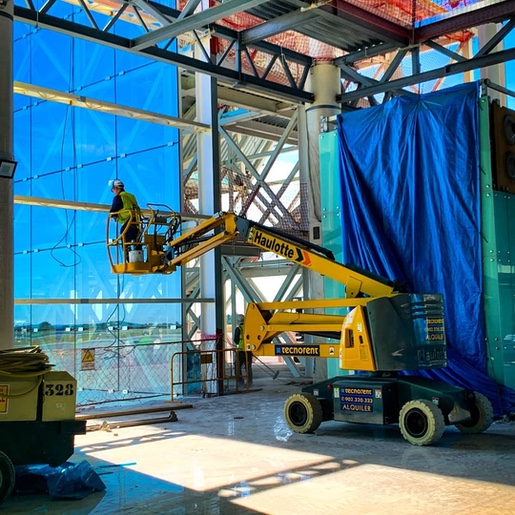 Plataformas elevadoras para grandes infraestructuras